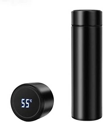 Red-sunset LED Temperature Indicator | Insulated Steel Flask Bottle| Flask (Multicolor) 500 ml Flask
