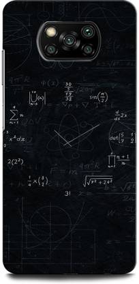 GRAFIQE Back Cover for POCO X3 MZB07Z4IN MATH, ENGLISH, KNOWLEDGE