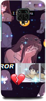 GRAFIQE Back Cover for POCO M2 Pro GIRL, SAD GIRL, ALONE GIRL, CRYING