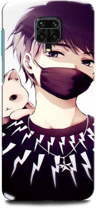 GRAFIQE Back Cover for REDMI Note 9 Pro Max ANIME BOY, MASK MAN, CAT, CUTE BOY