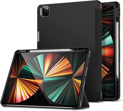 microware Flip Cover for iPad Pro 12.9 inch Case 2021, 2020, 2018 (5th, 4th & 3rd Generation)
