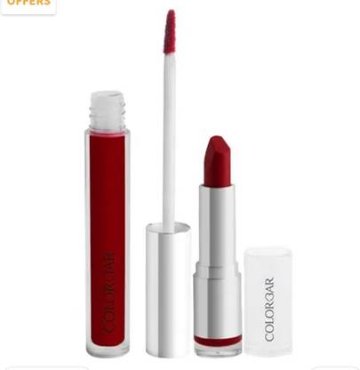 COLORBAR Matte Lipstick - Hot Hot Hot + Sindoor - My Maroon Combo