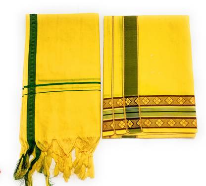 shreshaan DHOTI WIHT GMACHA Solid Men Dhoti