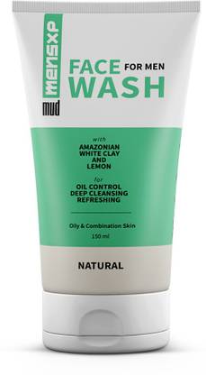MensXP Mud Natural  For Men, Oil Control For Oily & Combination Skin Face Wash