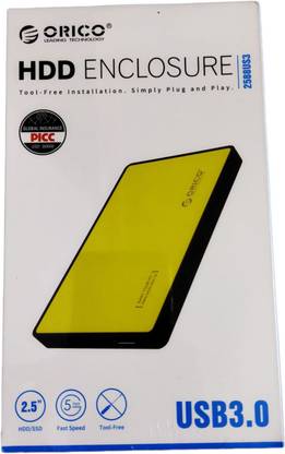 SOHI HHD Enclosure 2.5 inch Shock Resistant External Case