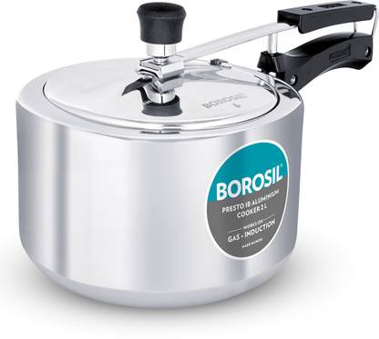 BOROSIL Presto IB 2 L Inner Lid Induction Bottom Pressure Cooker