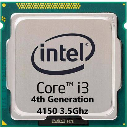 processsor Ultra 3.5 GHz LGA 1150 Intel Core i3 4150 3.5Ghz 4th generation Processor  (Silver)