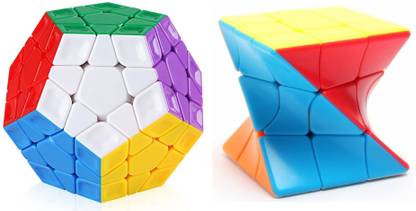 Authfort Twist stickerelss Magic & High Speed 3x3 Megaminx Pentagonal Cube