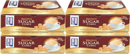 UTTAM SUGAR Brown Sugar Cubes (Pack of 4) Sugar