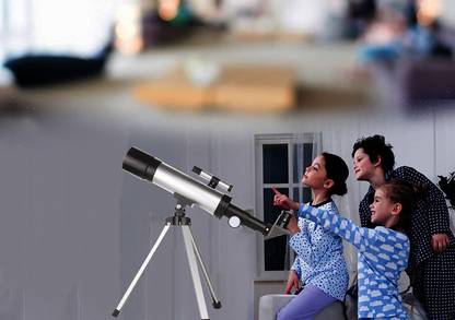 VICHAXAN Telescope for Kids Capable of 90x Magnification, Includes 2 Eyepieces - Portable & Easy to Use Lightweight Portable Telescope |||Multicolor||| Reflecting Telescope