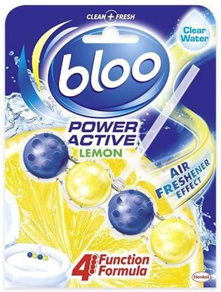 BLOO Toilet Rim Block Power Active Lemon 50g Lemon Rim Block