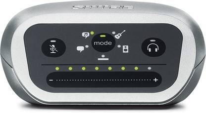 Shure MVi Digital Audio Interface + USB & Lightning Cable Audio Interface