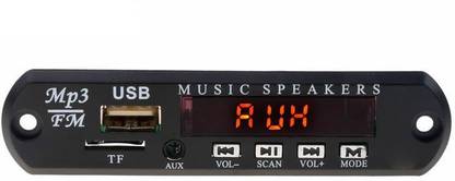 13-HI-13 Audio Player MP3 Decoder Board 12V Module With Remote. FM, USB & Bluetooth Connectivity. AM4 MP3 Player (Black, 1 Display) MP3 Player