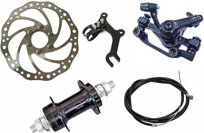 Protos India.Net Cycle Front Disc Brake Complete Set Disk Brake Plate160mm (Set of 5) Bicycle Brake Disk