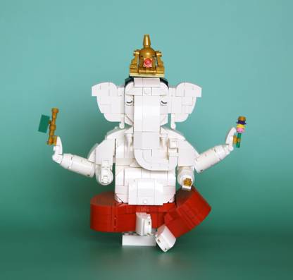 Indic Bricks Ganesha Building Blocks Set