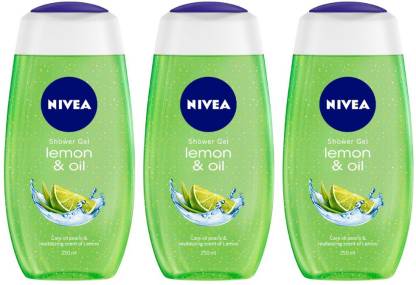 NIVEA Lemon & Oil Shower Gel - Pack of 3