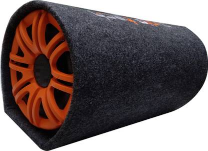 13-HI-13 AT-0808-AUDIO TECH 4000W ,AUDIO TECH BASETUBE 8 Inch Car Bass Tube with 1year waranty Inbuilt Amplifier and Crystal Clean Low Frequency Bass Response 35khz-200khz for Vehicles (4000W, Sub-woofer with D Shape Enclosure) Subwoofer