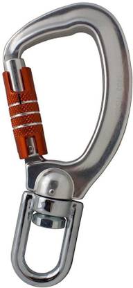 Sahas Swivel Twistlock Carabiner (360° Rotation) Locking Carabiner