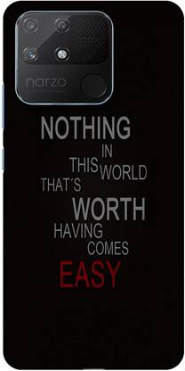 Casotec Back Cover for Realme Narzo 50A Designer Printed Cover