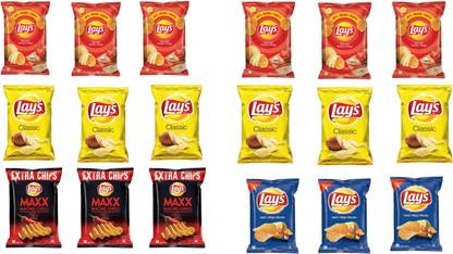 Lay's multi flavours combo pack B1 Chips