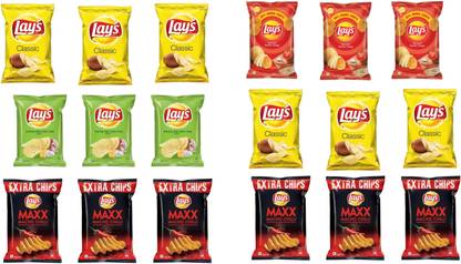 Lay's multi flavours combo pack E Chips