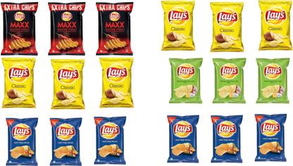 Lay's multi flavours combo pack B12 Chips