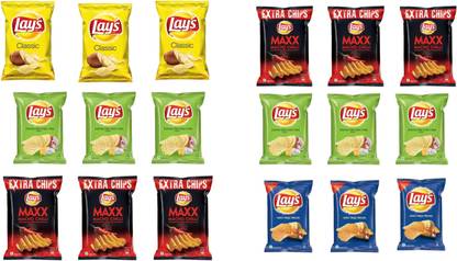 Lay's multi flavours combo pack I Chips