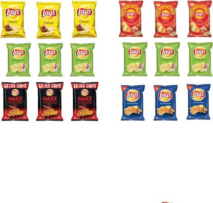 Lay's multi flavours combo pack A Chips