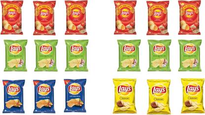 Lay's multi flavours combo pack W Chips