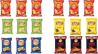 Lay's multi flavours combo pack A1 Chips