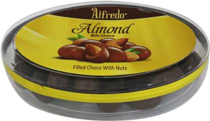 Alfredo OVAL ALMOND MILK CHOCO IMPORTED 230gms Fudges