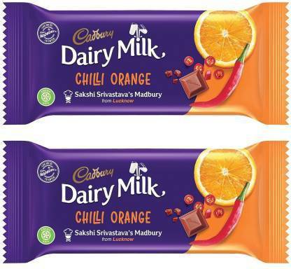 Cadbury Dairy Milk Chilli Orange Chocolate 36 gram Pack Of 3 Bars
