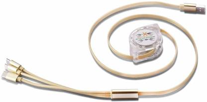 Wifton Micro USB Cable 1.2 m VXI®-399-KI-3 in 1 Retractable Fast Charging USB Cable