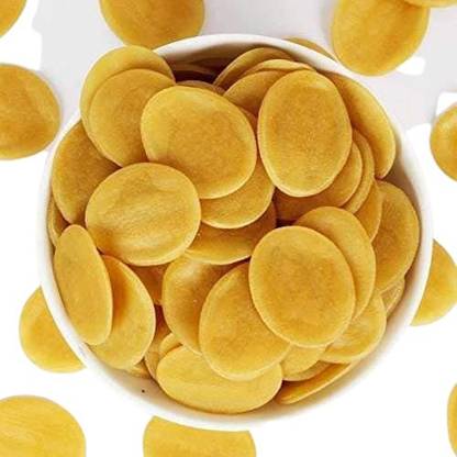 Nutro Cart Ready-to-Fry Dry PANI Puri PAPADS | GOL Gappa | Pani Puri (Pack of 1800 Grams) Fryums