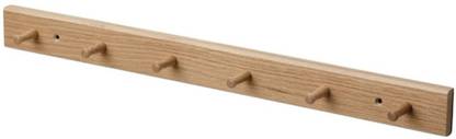 IKEA Rack with 6 knobs, oak Hook 6