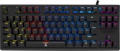TAG GAMERZ SPARK Wired USB Laptop-size Gaming Keyboard Compatible with Desktop, Laptop, Mac