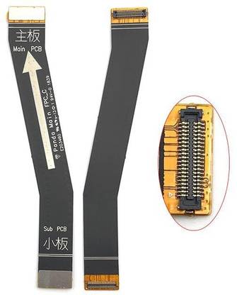 (HUKATO.COM) ORIGINAL Nokia 5.1 Plus 5.1+ Main Flex Nokia 5.1 Plus 5.1+ Main motherboard to charging board Flex Cable Ribbon Patta Patti Cable FPC LCD Flex Cable