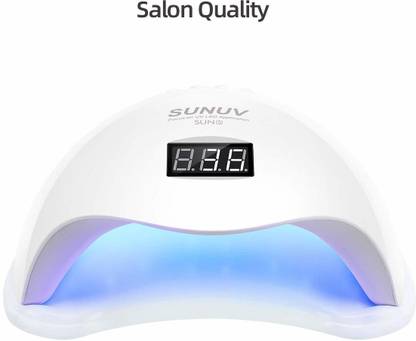 BeautyQua Best Quality Professional UV LED Nail Lamp, SUNUV UV LED Nail Polish Dryer Gel Machine for Manicure and Pedicure with SensorUV Led Nail Lamp for nail art Nail Polish Dryer Nail Polish Dryer (UV Power 48 W) Nail Polish Dryer
