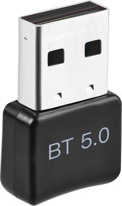 Trustify Wireless Bluetooth Adapter for PC 5.0 +EDR inbuilt Realtek RTL8761B Nano Bluetooth Receiver Dongle for Desktop Laptop Mouse Keyboard Printers Bluetooth Headsets Speakers supports Windows 10 8.1 8 7 XP Vista USB Adapter
