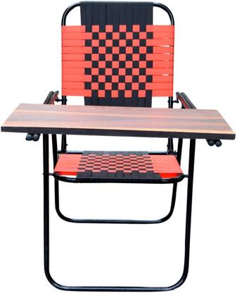 sharvan steel Work from Home & Study from Home Folding Chair with Strong Square Handle+Free pad for Laptop and Reading (Multicolour) Specially Made for Childers NA Study Folding Chair