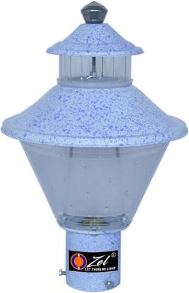 OZEL 1 Excel White Texture Gate Light Outdoor Lamp