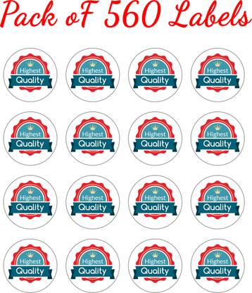 D2C Paper Tags Highest Quality Printed Stickers Labels Packaging Sticker Self-adhesive Paper Label