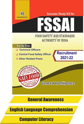 FSSAI Technical Officer, CFS Officer Recruitment 2021-22 (Set Of IV Books)