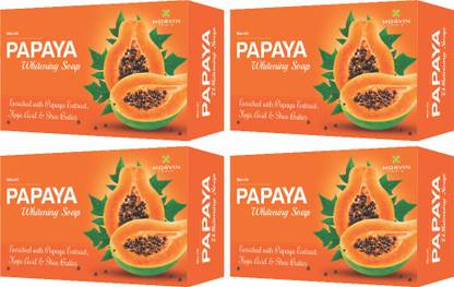 MORVIN INDIA Papaya Soap (4 x 75 g)