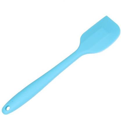 BAKERS4U 8 Inch Silicone Spatula - 1 Small Heat Resistant Non-Stick Cooking Utensil (Random Color) Mixing Spatula