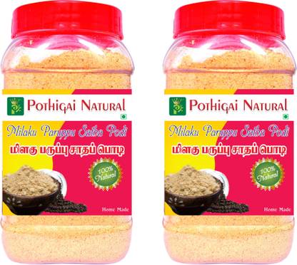 POTHIGAI NATURAL Combo Pepper Dhall Rice Powder 1kg /100% Natural/ No Artificial Color/ No Artificial Flavor