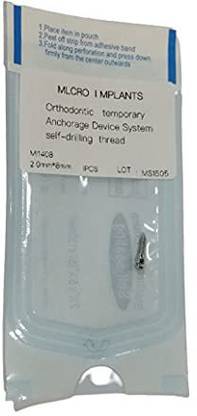 NMD NEXUS MEDODENT Ortho Implant Screw (Length-8MM, 2.0MM) Dental Elevator