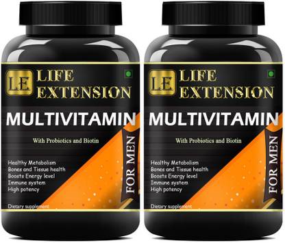Life Extension Immunity Multivitamins With Probiotics For Men (120 Capsules)