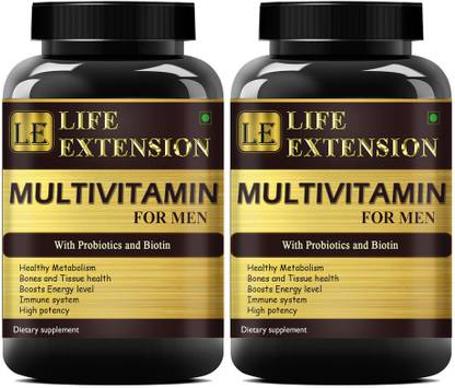 Life Extension True Vitamins with Minerals for Men (120 Capsules)