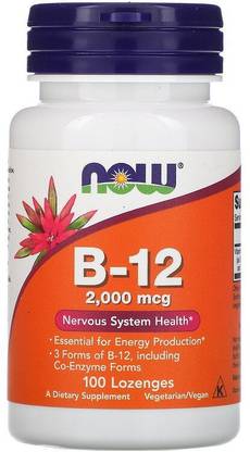 Now Foods B-12 -- 2000 mcg - 100 Lozenges